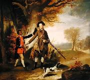 Johann Zoffany The Third Duke of Richmond out Shooting with his Servant Spain oil painting artist